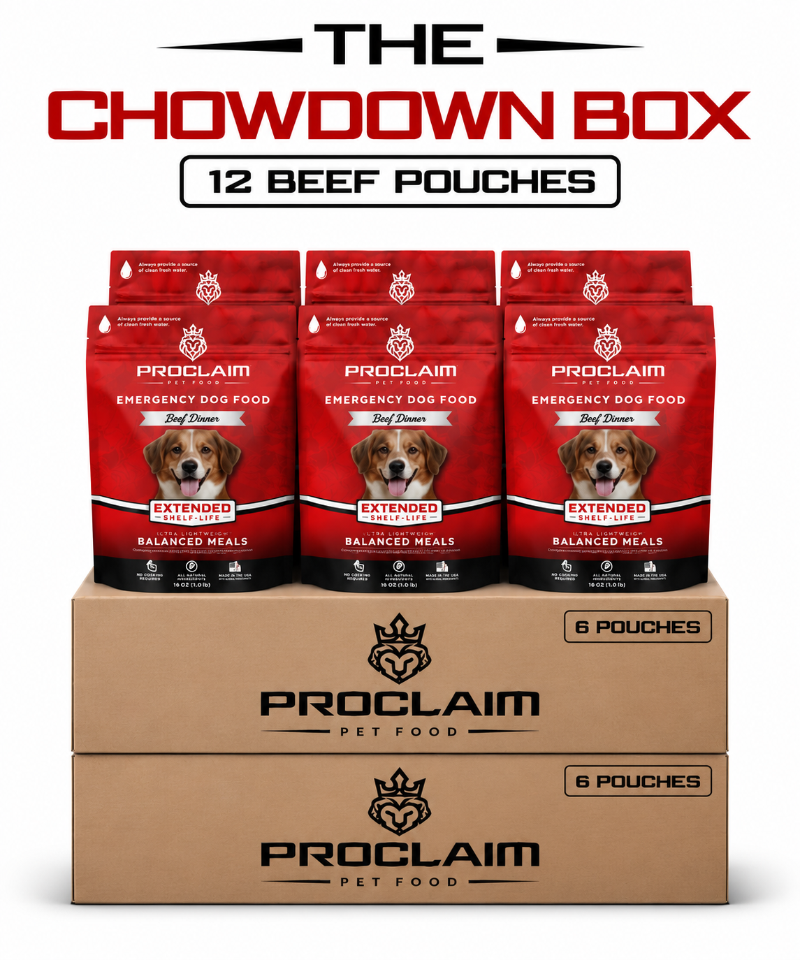 The Chowdown Box- 12 Pack beef